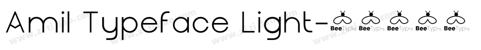 Amil Typeface Light字体转换